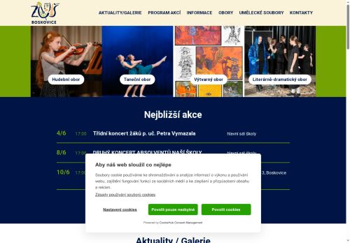 Zobrazit webové stránky Základní umělecká škola Boskovice