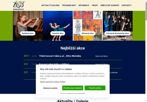 Zobrazit webové stránky Základní umělecká škola Boskovice