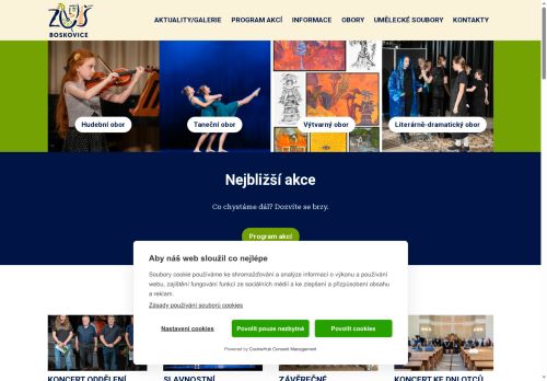 Zobrazit webové stránky Základní umělecká škola Boskovice