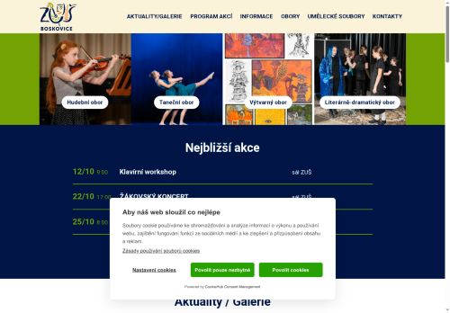 Zobrazit webové stránky Základní umělecká škola Boskovice