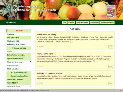 Český zahrádkářský svaz Boskovice