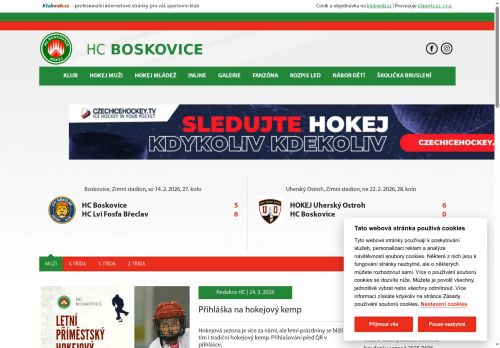 Zobrazit webové stránky HC Boskovice, o.s.