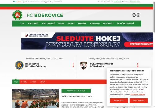 Zobrazit webové stránky HC Boskovice, o.s.