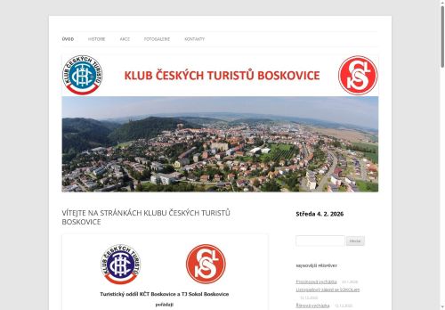 Zobrazit webové stránky Klub českých turistů Boskovice