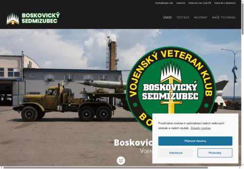 Zobrazit webové stránky Vojenský veteran klub Boskovický sedmizubec