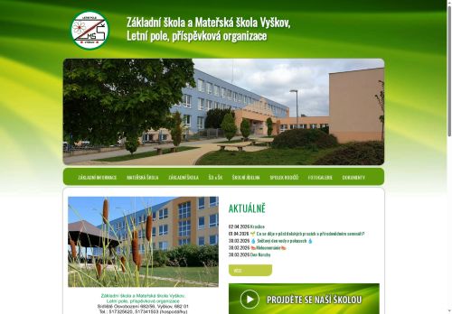 Základní škola a Mateřská škola Vyškov, Letní pole, příspěvková organizace nabízí práci na pozici kuchař/kuchařka v obci Vyškov