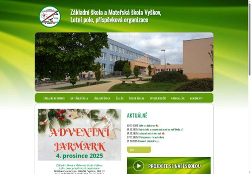 Základní škola a Mateřská škola Vyškov, Letní pole, příspěvková organizace nabízí práci na pozici kuchař/kuchařka v obci Vyškov