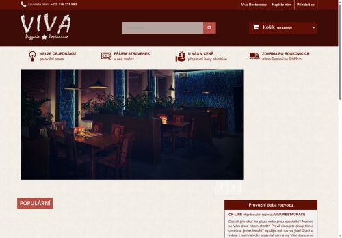 Zobrazit webové stránky Viva restaurace