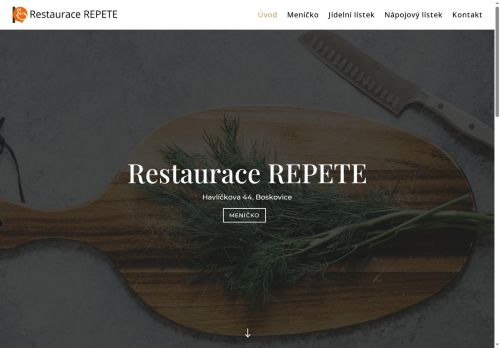 Zobrazit webové stránky Restaurace Repete