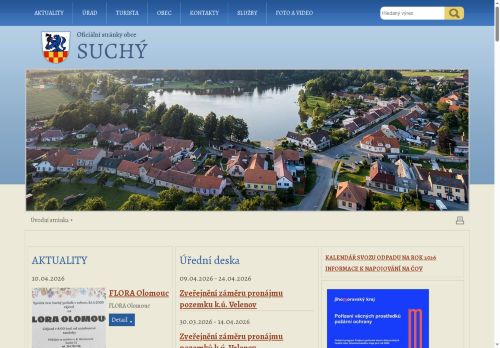 Zobrazit webové stránky Suchý - obecní úřad