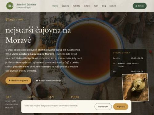 Literární čajovna H. Ungara