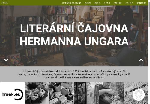Zobrazit webové stránky Literární čajovna H. Ungara