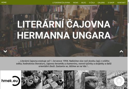 Zobrazit webové stránky Literární čajovna H. Ungara