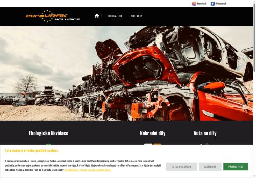 Zobrazit webové stránky euroVRAK-MAXI autovrakoviště-Holubice