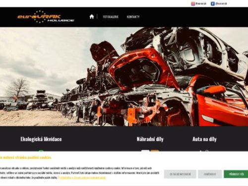 euroVRAK-MAXI autovrakoviště-Holubice