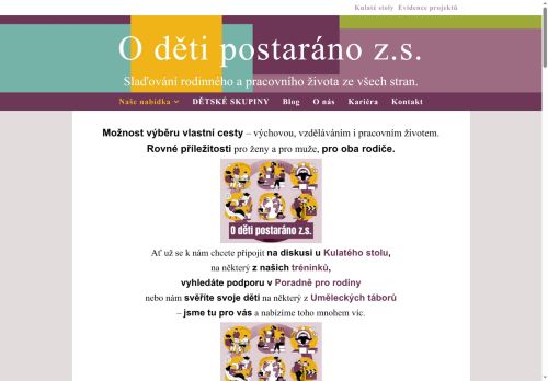 Zobrazit webové stránky O děti postaráno z.s.