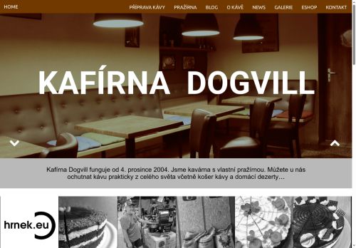 Zobrazit webové stránky Kafírna Dogvill