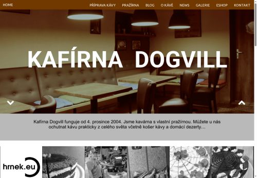 Zobrazit webové stránky Kafírna Dogvill