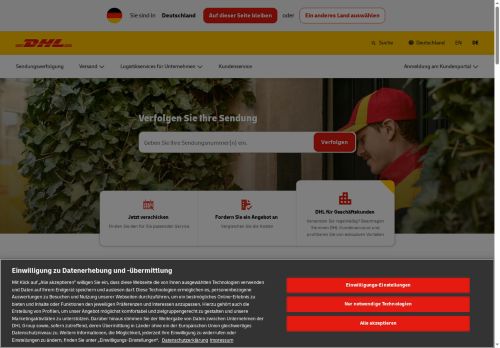 Webové stránky DHL Supply Chain CZ s.r.o., Syrovice