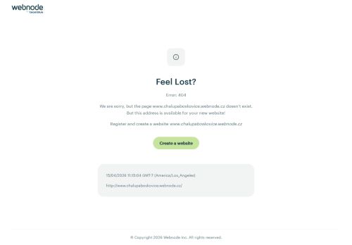 Zobrazit webové stránky Chalupa Boskovice