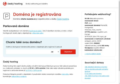 Zobrazit webové stránky Chata ZUZANA