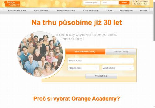 Zobrazit webové stránky Orange Academy plus, s.r.o. – učebna Pohořelice