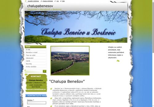 Zobrazit webové stránky Chalupa Švancara