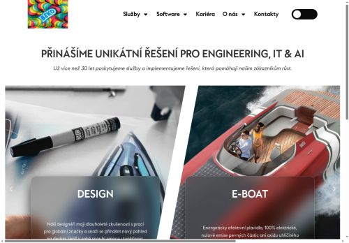 Webové stránky B E K O Engineering, spol. s r.o., Praha