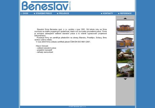 Zobrazit webové stránky Benestav