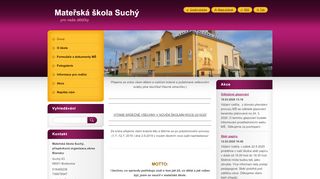 Zobrazit webové stránky Mateřská škola Suchý