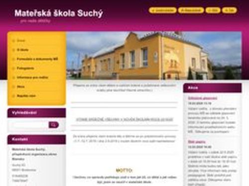 Mateřská škola Suchý