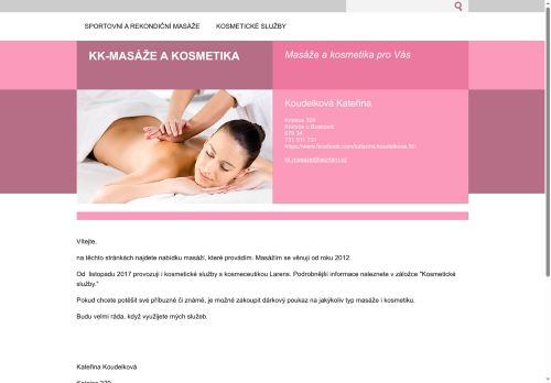 Zobrazit webové stránky Mgr. Kateřina Koudelková
