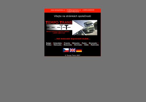 Zobrazit webové stránky Tempo Trans .s.r.o. - Ludvík Lujka