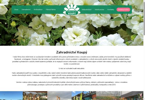 Zobrazit webové stránky Zahradnictví Ing. Roman Koupý