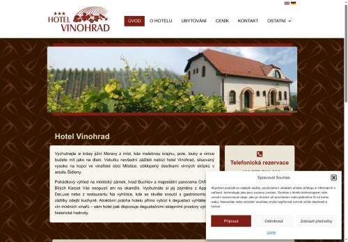 Zobrazit webové stránky Hotel Vinohrad Milotice