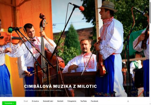 Zobrazit webové stránky Cimbálová muzika z Milotic