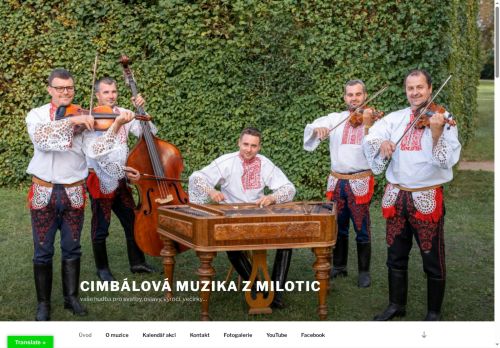Zobrazit webové stránky Cimbálová muzika z Milotic