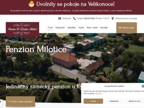 Penzion u Zámku Milotice