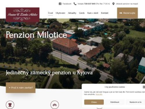 Penzion u Zámku Milotice