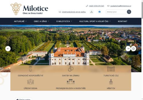 Zobrazit webové stránky Obecní úřad Milotice