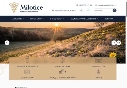 Zobrazit webové stránky Obecní úřad Milotice