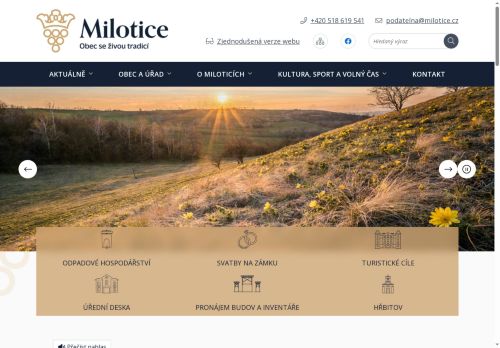 Zobrazit webové stránky Obecní úřad Milotice