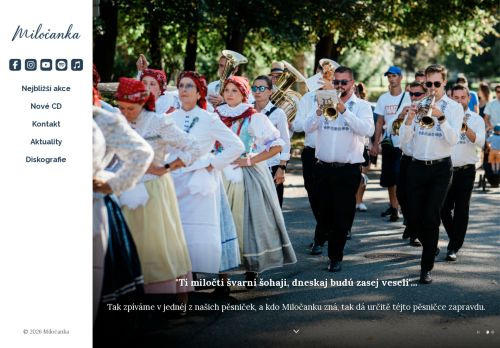 Zobrazit webové stránky Miločanka