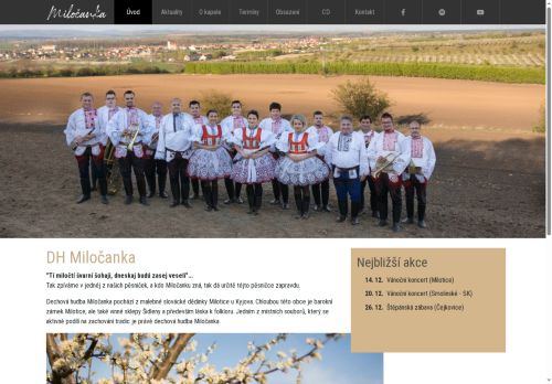 Zobrazit webové stránky Miločanka