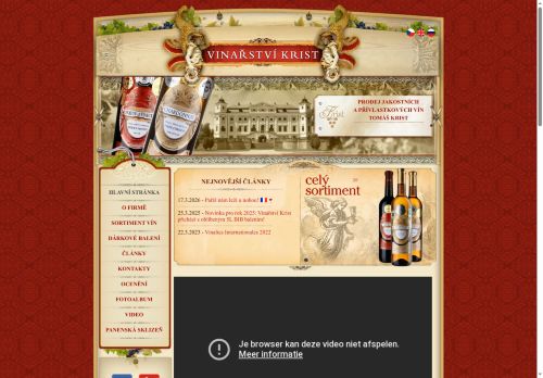 Zobrazit webové stránky Vinařství Krist