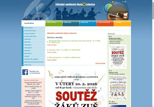 Zobrazit webové stránky Festival dechových orchestrů Letovice