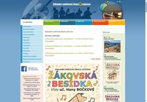 Zobrazit webové stránky Festival dechových orchestrů Letovice