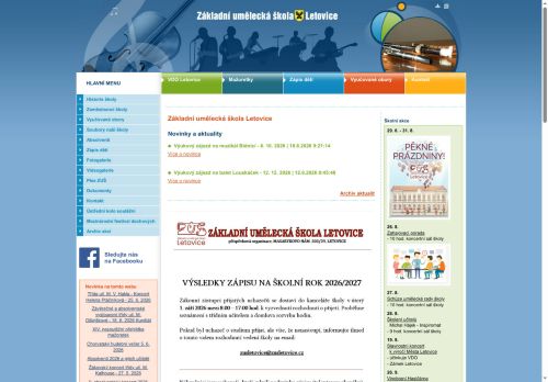 Zobrazit webové stránky Festival dechových orchestrů Letovice
