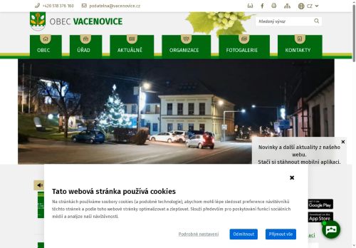 Zobrazit webové stránky Obecní úřad Vacenovice