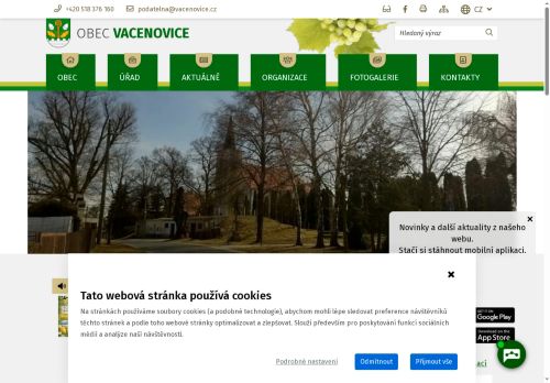 Zobrazit webové stránky Obecní úřad Vacenovice
